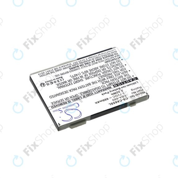 Батерия за Siemens M8, A31, CS66, SS66, 600mAh, Li-Ion, 3.7V, EBA-660, HQ