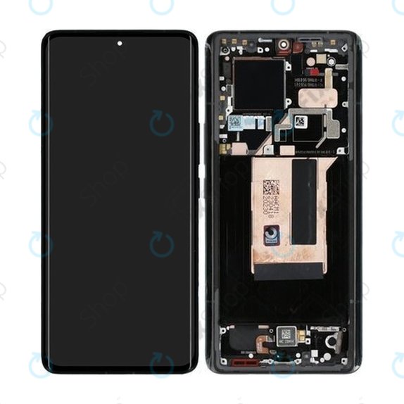 Дисплей за Xiaomi 13 Ultra, Black, Тъчскрийн с рамка, 56000600M100 Genuine Service Pack