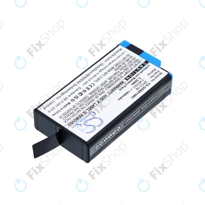 Батерия за GoPro Max, Max 360, Acbat-001, 1400mAh, Li-Ion, 3.85V, SPCC1B, HQ