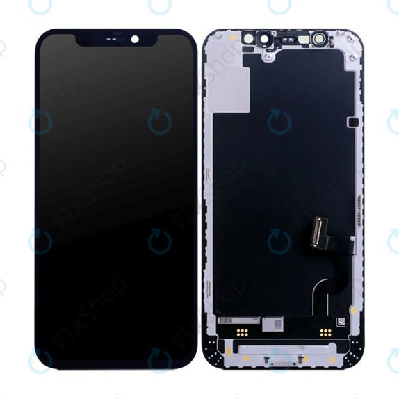 Дисплей Hard OLED за iPhone 14, Тъчскрийн с рамка, FixPremium