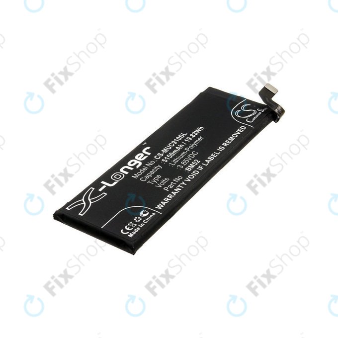 Батерия за Xiaomi Mi Note 10 M190F4AG, 5150mAh, Li-Pol, 3.85 V, BM52, HQ