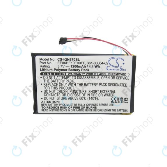 Батерия за Garmin Nuvi 3700, 3760, 3760T, 3790, 3790T, 361-00046-02, 361-00064-02, EE06HE10E00EF, 1200mAh, HQ