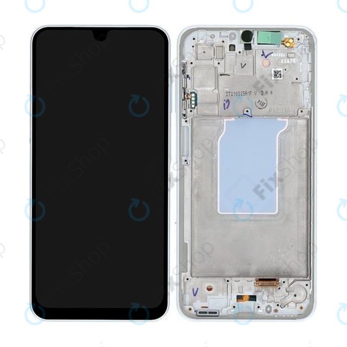 Дисплей за Samsung A26 A266E, White, Тъчскрийн с рамка, GH82-37049B Genuine Service Pack