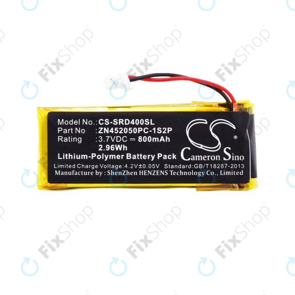 Батерия за Cardo Scala Rider G4, 800mAh, Li-Pol, 3.7V, ZN452050PC-1S2P, HQ