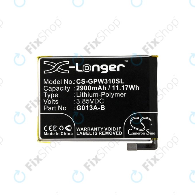 Батерия за Google Pixel 3, 2900mAh, Li-Pol, 3.85 V, G013A-B, HQ