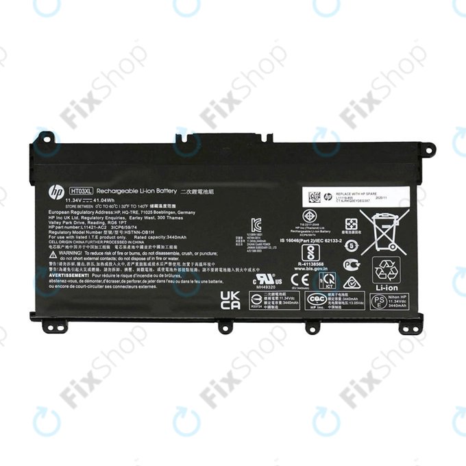 Батерия за HP 15-da0032nc, Li-Ion 11.4V, 3440mAh, 77052359, Genuine Service Pack