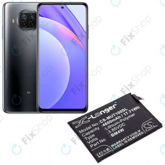 Батерия за Xiaomi Mi 10T Lite 5G, 4600mAh, Li-Pol, 3.85 V, BM4W, HQ
