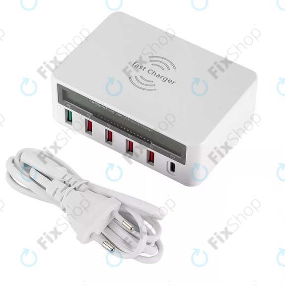 Сервизна зарядна станция WLX-818F, USB 3.0, USB-C