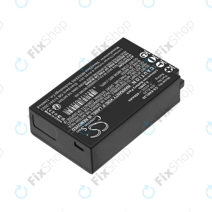 Батерия за Nikon Coolpix A, 850mAh, Li-Ion, 7.4V, EN-EL20, HQ