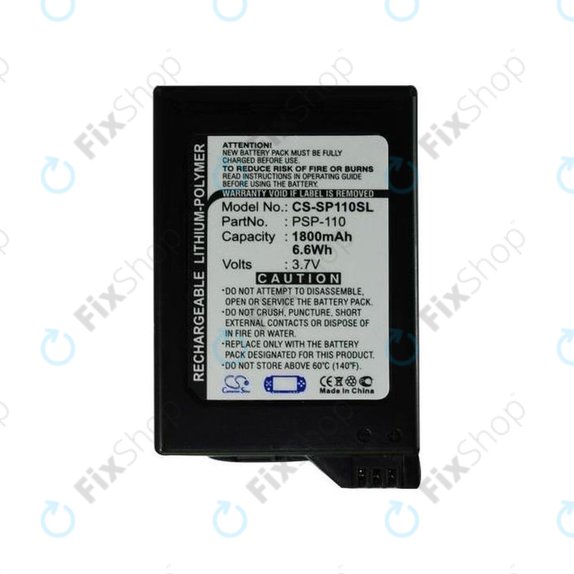 Батерия за Sony PlayStation Portable 1000, PSP-110, 1800mAh, HQ