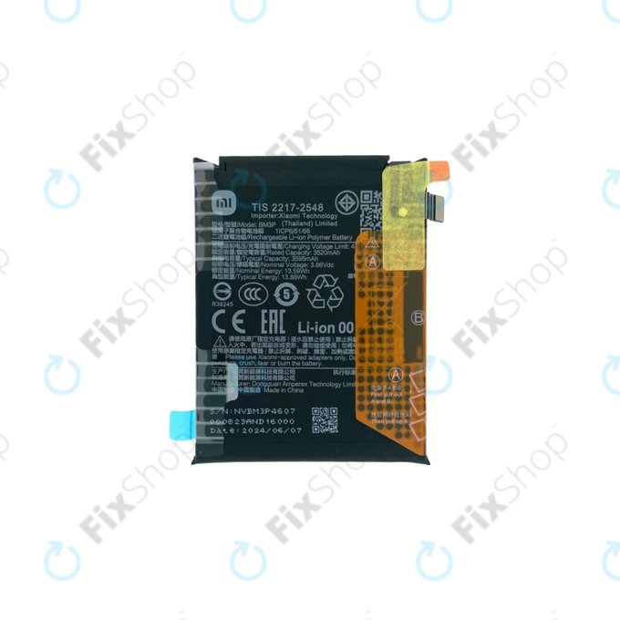 Батерия за Xiaomi Mix Flip 2405CPX3DC, 3595mAh, BM3P, 1330102000132B, Genuine Service Pack