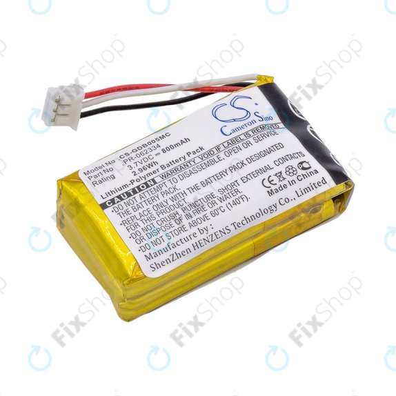 Батерия за GoPro Hero +, 800mAh, Li-Polymer, 3.7V, PR-062334, HQ