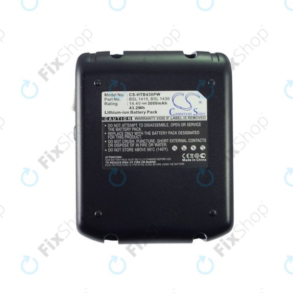 Батерия за Hitachi C 14dsl, Dv 14dbl, Wh 14dbl, 3000mAh, Li-Ion, 14.4V, BSL 1415, BSL 1430, HQ