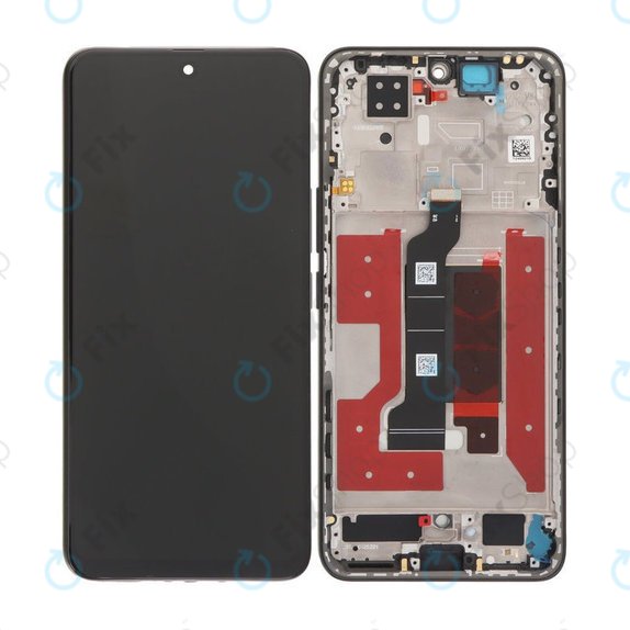 Дисплей за Honor 200, Black, Тъчскрийн с рамка
