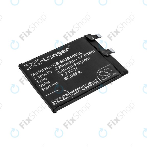 Батерия за Xiaomi Black Shark 4, 2200mAh, Li-Pol, 7.74 V, BS08FA, HQ