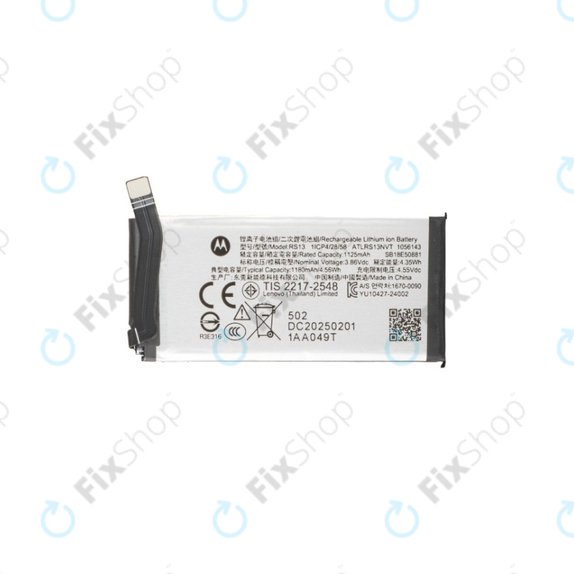 Батерия за Motorola Razr 60 Ultra, 1180mAh, RS13, SB18E50881, Genuine Service Pack