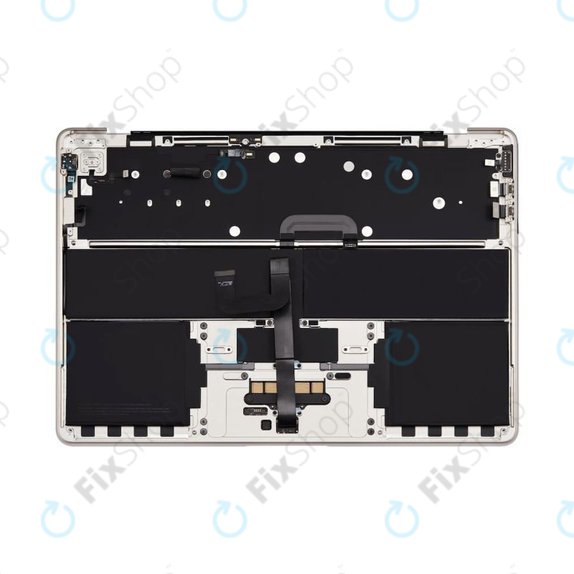 Горен корпус с клавиатура за MacBook Air 13", A3113 (2024), с US клавиатура и батерия, Starlight, 661-40229, Genuine Apple