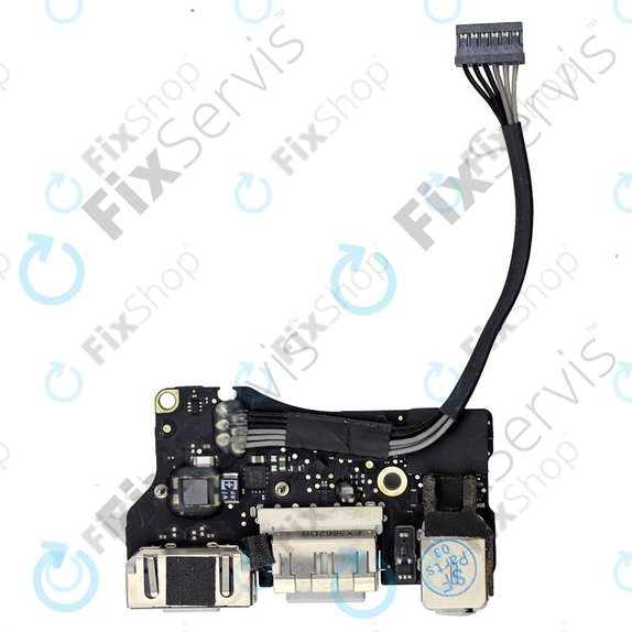 I/O платка за MacBook Air 13" A1466 (среден 2013 – среден 2017), MagSafe 2, USB, Audio