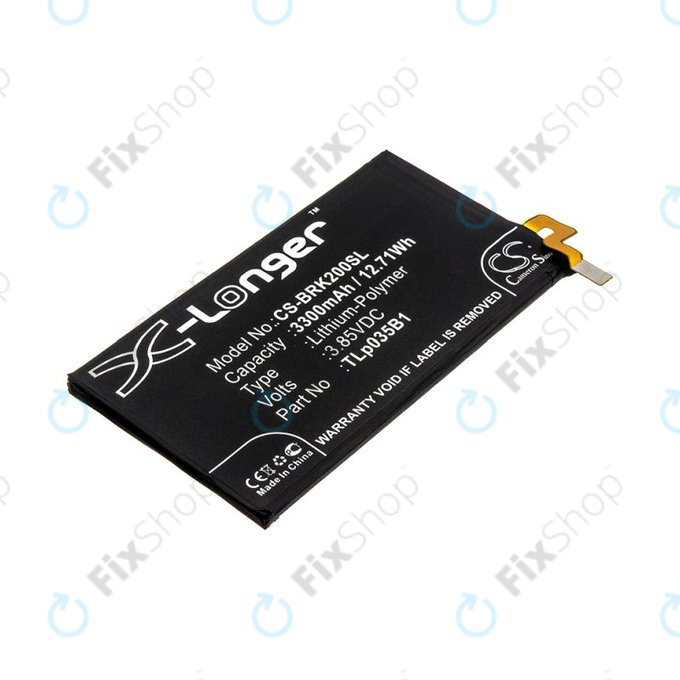 Батерия за Blackberry BBF 100, 3300mAh, Li-Pol, 3.85V, TLp035B1, HQ