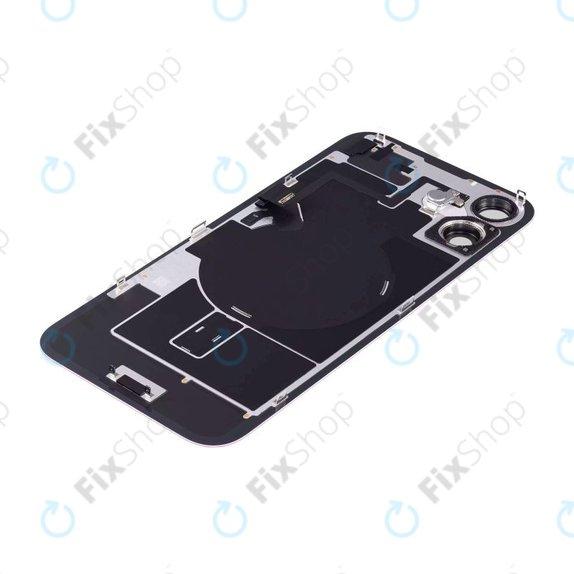 Задно стъкло на корпус + стъкло на камера + метална пластина + MagSafe магнит за iPhone 16, Pink
