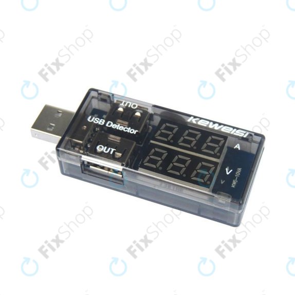 USB тестер за зареждане на смартфони (IN/OUT), Keweisi
