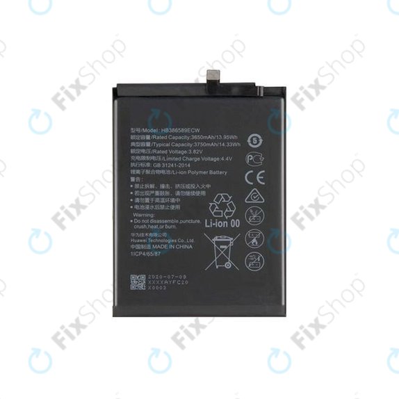 Батерия за Huawei Honor Play Mate 20 Lite, Nova 3, Nova 5T, P10 Plus, View 10, HB386589ECW, 3750mAh