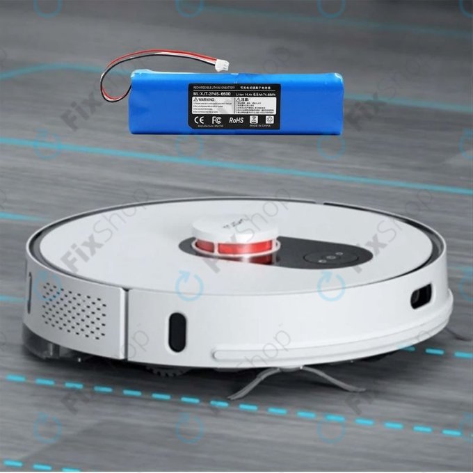 Батерия за Xiaomi EVA, EVE Plus, Viomi S9, Dreame D10 Plus, L10, Lenovo T1 Pro, Lydsto R1, R1 Pro, S1, S1 Pro, XJT-2P4S-6800, Li-Ion 14.4V 6800mAh
