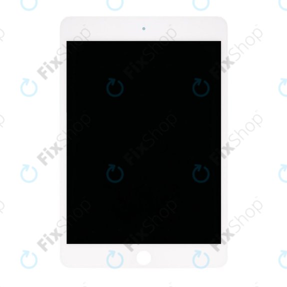 LCD дисплей за iPad Mini 5, White, Тъчскрийн без рамка
