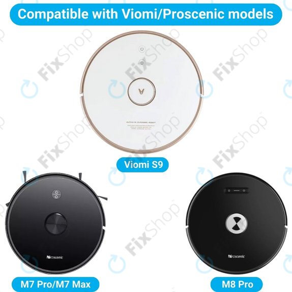 Основна четка за Xiaomi Viomi S9, Lydsto R1, Proscenic M7 Pro, M8 Pro