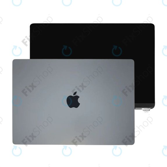 LCD дисплей за MacBook Air 13", A3113 (2024), с предно стъкло и капак, Space Gray, 661-40278, Genuine Apple