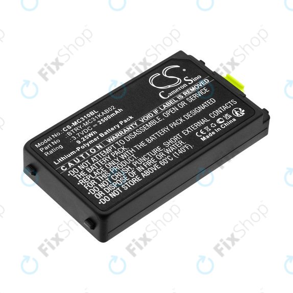 Батерия за Symbol, Zebra MC3100, MC3190, 2500mAh, Li-Pol, 3.7V, BTRY-MC31KAB02, HQ