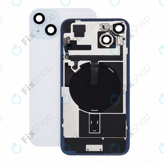 Стъкло на задния капак за iPhone 15 Plus, Blue, Pulled A