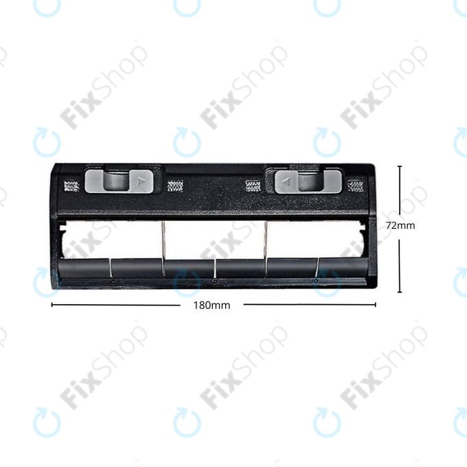 Капак на основната четка за Ecovacs Deebot N-series, T-series, X1-series, Ozmo-series, черен, Black