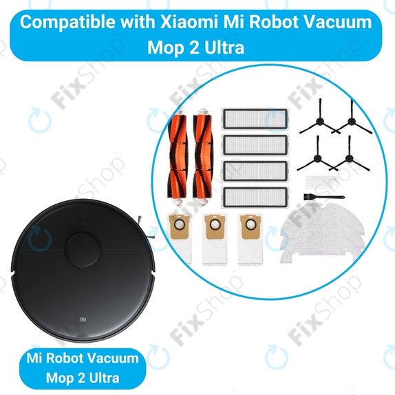Разширен комплект за Xiaomi Mi Robot Vacuum Mop 2 Ultra