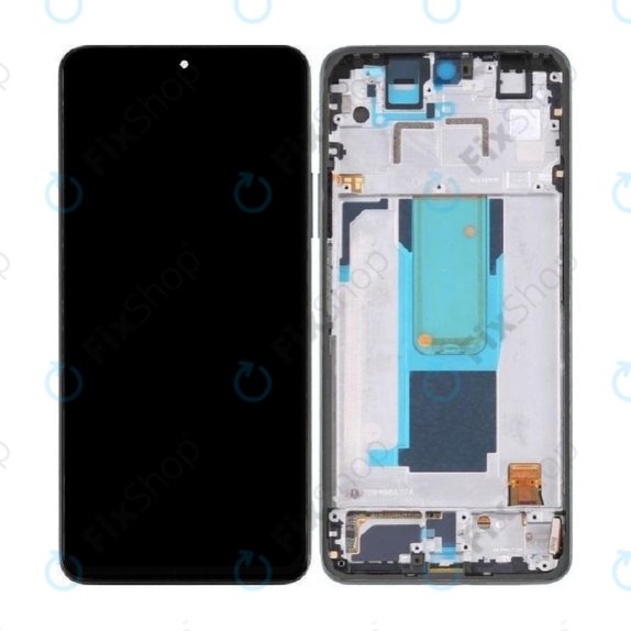 дисплей за Xiaomi Redmi Note 11 Pro+ 5G 220333QAG, Тъчскрийн и рамка, TFT, 560001K16U00, Mysterious Black, Genuine Service Pack