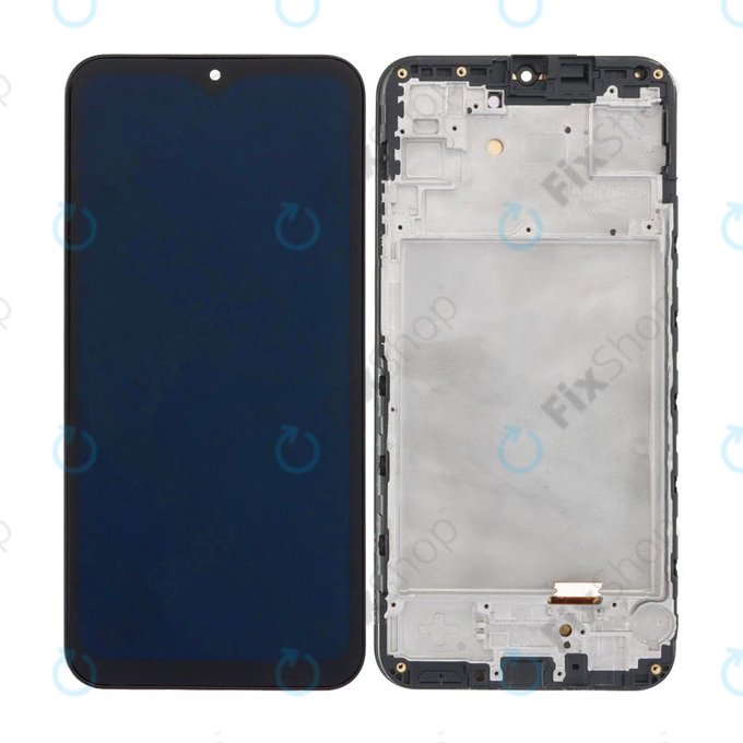 дисплей OLED за Samsung A15 5G A156B, Тъчскрийн и рамка, Brave Black