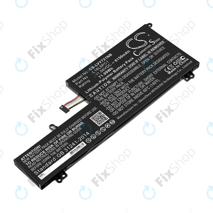 Батерия за Lenovo Yoga 720-15, 6150mAh, Li-Pol, 11.56V, L16L6PC1, HQ