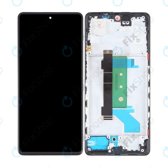 дисплей за Xiaomi Redmi Note 12 Pro+ 5G, Тъчскрийн и рамка, Midnight Black, TFT