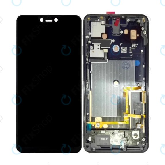 дисплей за Google Pixel 3 XL, Тъчскрийн и рамка, Just Black, TFT