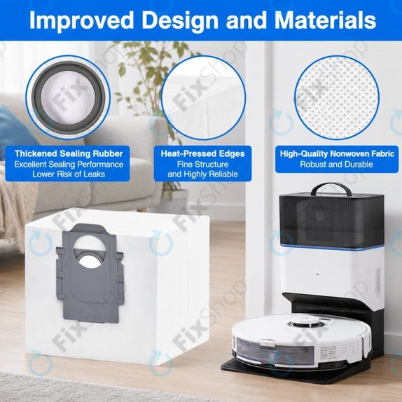 Комплект резервни части за Xiaomi Roborock Q7+, Q7 Max, Q7 Max+ (2x Основна четка, 4x Филтър, 4x Странична четка – бяла, 4x Моп кърпа, 4x Торба за прах)