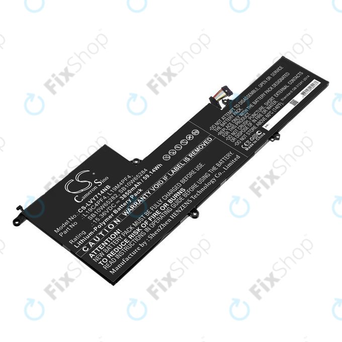 Батерия за Lenovo Yoga Slim 7, 14s, 3850mAh, Li-Pol, 15.36V, L19C4PF4, HQ