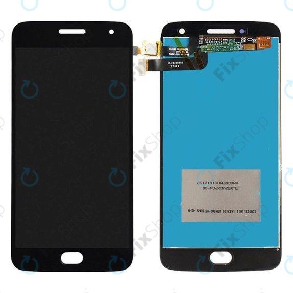 дисплей за Motorola Moto G5 Plus, Тъчскрийн без рамка, черен, Black, TFT