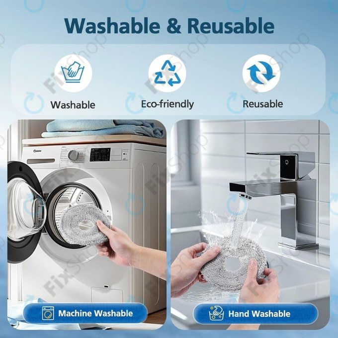 Моп кърпа за Xiaomi Dreame X40 Ultra, L40 Ultra, L10s Ultra, Pro Gen2, Mova E30 Ultra