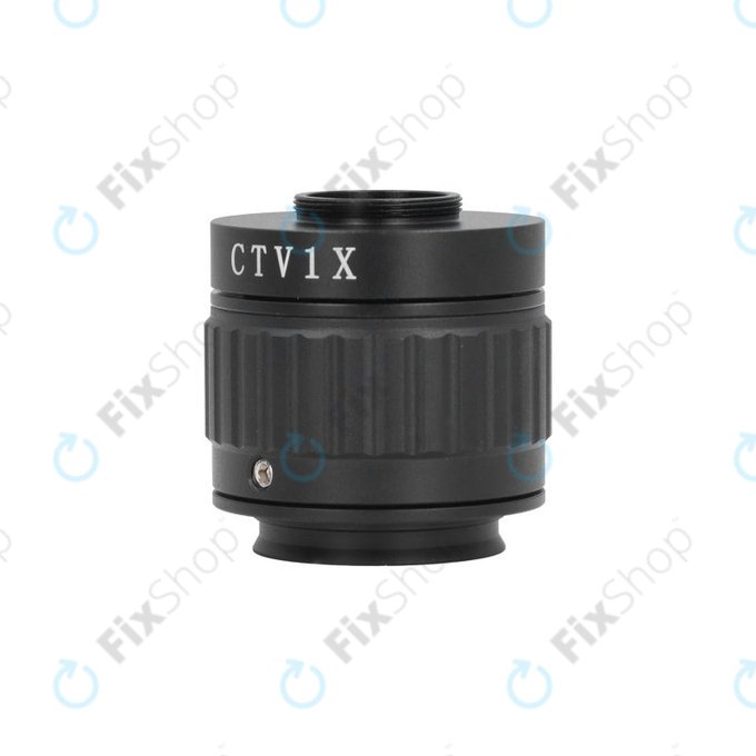 CTV адаптер 1X за тринокулярен микроскоп, C-Mount