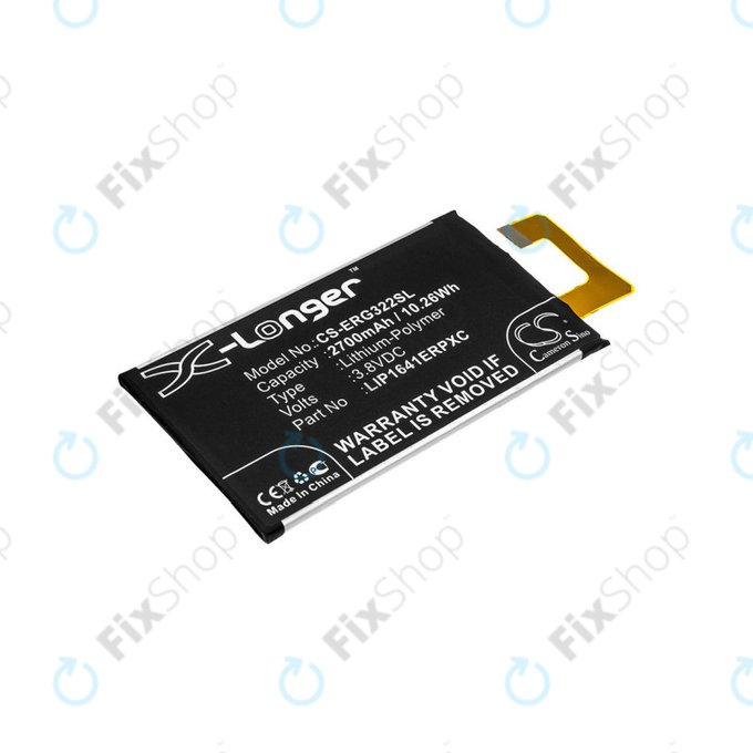 Батерия за Sony Xperia XA1 Ultra G3221, 2700mAh, Li-Pol, 3.8 V, LIP1641ERPXC, HQ