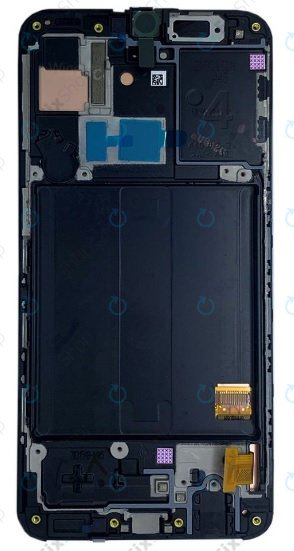 дисплей за Samsung A40 A405F, GH82-19672A, GH82-19674A, Тъчскрийн и рамка, черен, Black, Genuine Service Pack