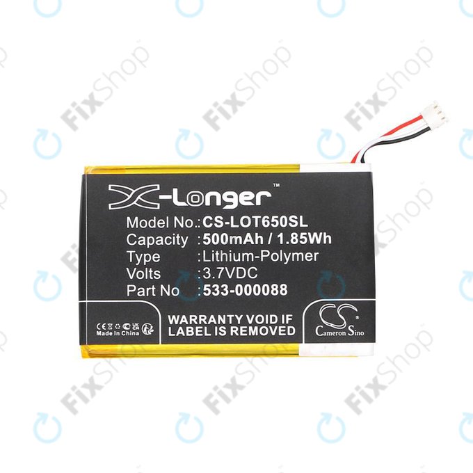 Батерия за Logitech Mx Master, 500mAh, Li-Pol, 3.7V, 533-000088, HB303450, HQ