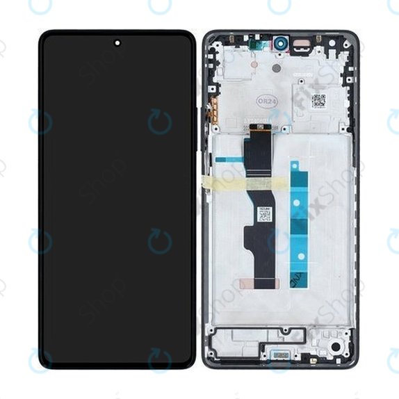 Дисплей за Xiaomi Redmi Note 13 5G 2312DRAABC, Graphite, Тъчскрийн с рамка, 5600020N1700 Genuine Service Pack