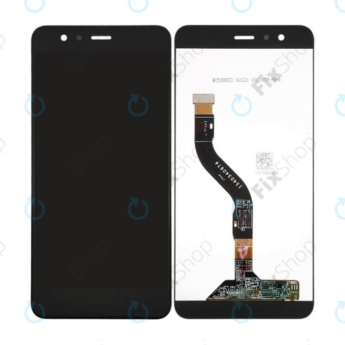 дисплей за Huawei P10 lite, Тъчскрийн без рамка, Graphite Black, TFT