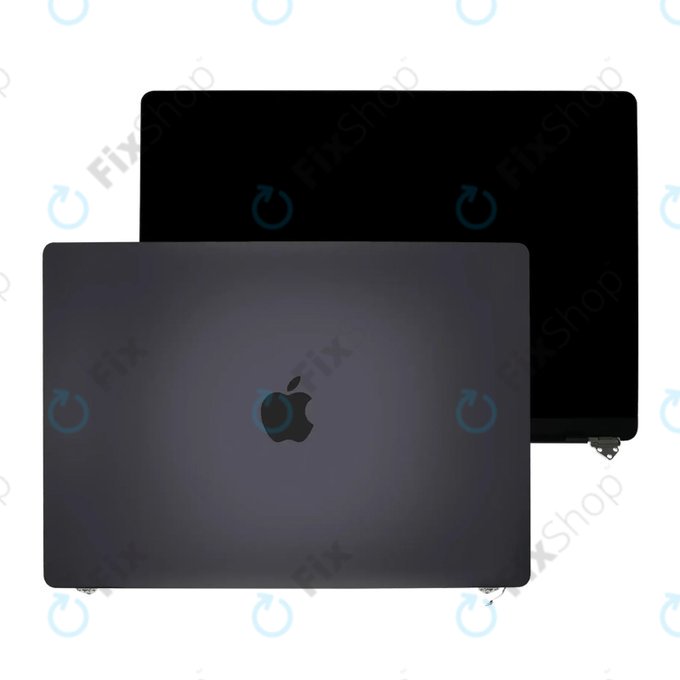 LCD дисплей за MacBook Pro 16", A3403 (2024), с предно стъкло и капак, Space Black, 661-42325, Genuine Apple